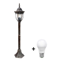 LED-ulkovalaisin FLORENCJA 1xE27/10W/230V IP43