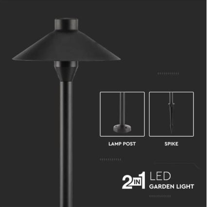LED-ulkovalaisin GARDEN LED/7W/230V 3000K IP65