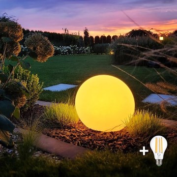 LED-ulkovalaisin GLOBO 1xE27/11W/230V halkaisija 30 cm IP44