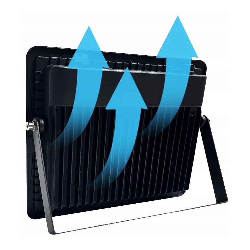 LED-ulkovalaisin liiketunnistimella ja hämäräkytkimellä LED/100W/230V 4500K IP65 musta