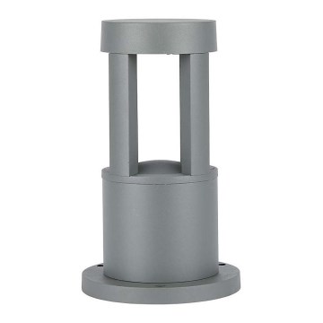 LED Ulkovalaisin LED/10W/230V 25cm 4000K IP65 harmaa