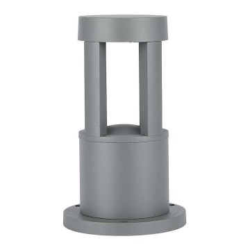 LED Ulkovalaisin LED/10W/230V 25cm 6400K IP65 harmaa