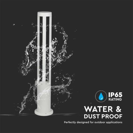 LED Ulkovalaisin LED/10W/230V 80cm 4000K IP65 valkoinen