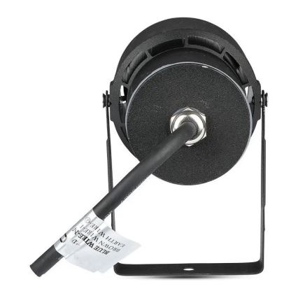 LED Ulkovalaisin LED/12W/230V 3000K musta IP65