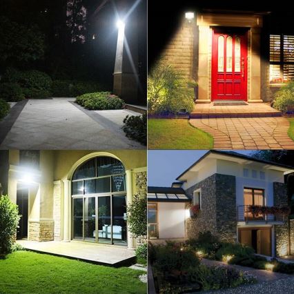 LED-ulkovalaisin LED/150W/230V 4500K IP65 musta