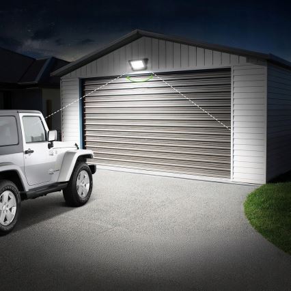 LED-ulkovalaisin LED/50W/230V 4500K IP65 musta