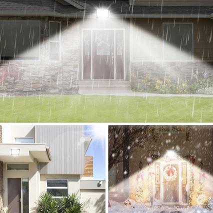 LED-ulkovalaisin LED/50W/230V 4500K IP65 musta