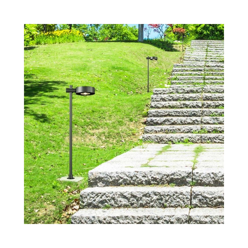 LED-ulkovalaisin LED/7W/230V 3000K IP65, musta, 102 cm