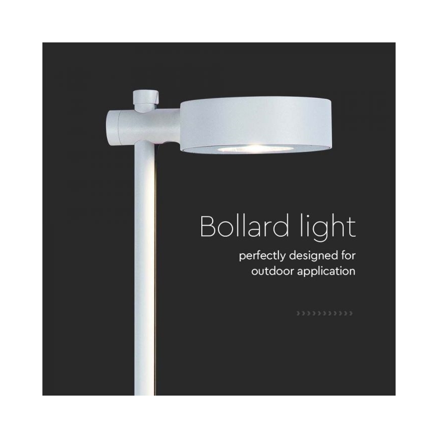 LED-ulkovalaisin LED/7W/230V 4000K IP65 valkoinen 102 cm