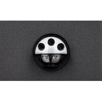 LED-ulkovalaisin liiketunnistimella LED/9W/230V 4000K IP44 musta