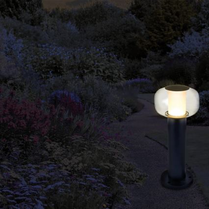 LED-ulkovalaisin MALAGA LED/12W/230V 40 cm IP44 musta