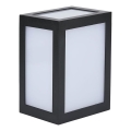 LED-ulkovalaisin, seinäkiinnitteinen, 12W/230V, 3000K, IP65, musta