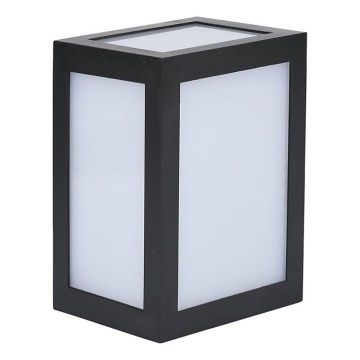 LED-ulkovalaisin, seinäkiinnitteinen, 12W/230V, 3000K, IP65, musta