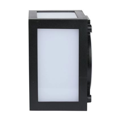LED-ulkovalaisin, seinäkiinnitteinen, 12W/230V, 3000K, IP65, musta
