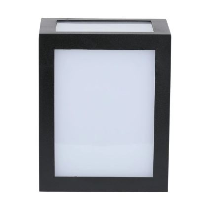 LED-ulkovalaisin, seinäkiinnitteinen, 12W/230V, 3000K, IP65, musta