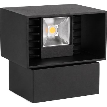 LED-ulkovalaisin seinälle LED/6W/230V IP54 musta