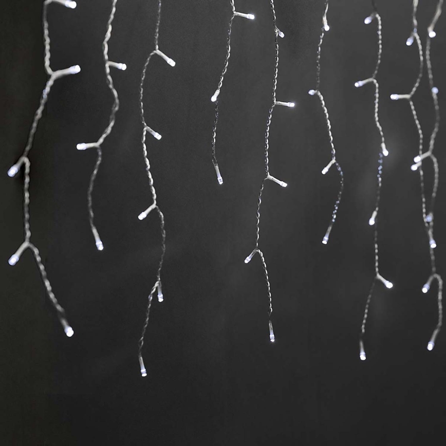 LED Ulkovalaistuksen jouluköynnös 180xLED/7 toimintoa 10,9m IP44 kylmän valkoinen