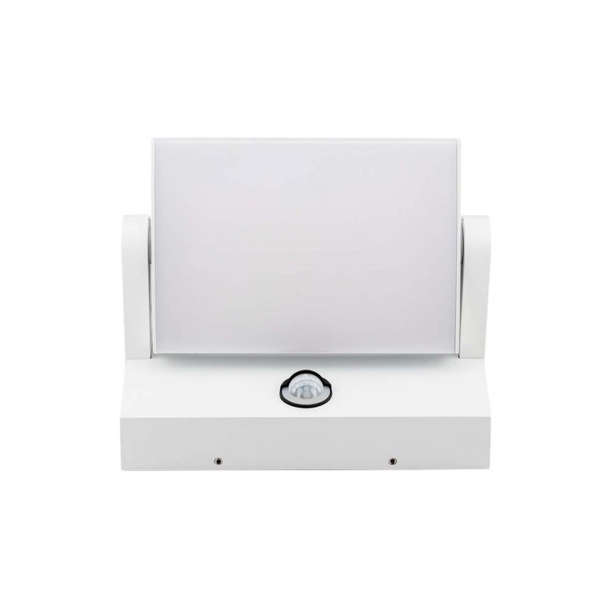 LED Ulkovalo anturilla LED/17W/230V 4000K IP65 valkoinen