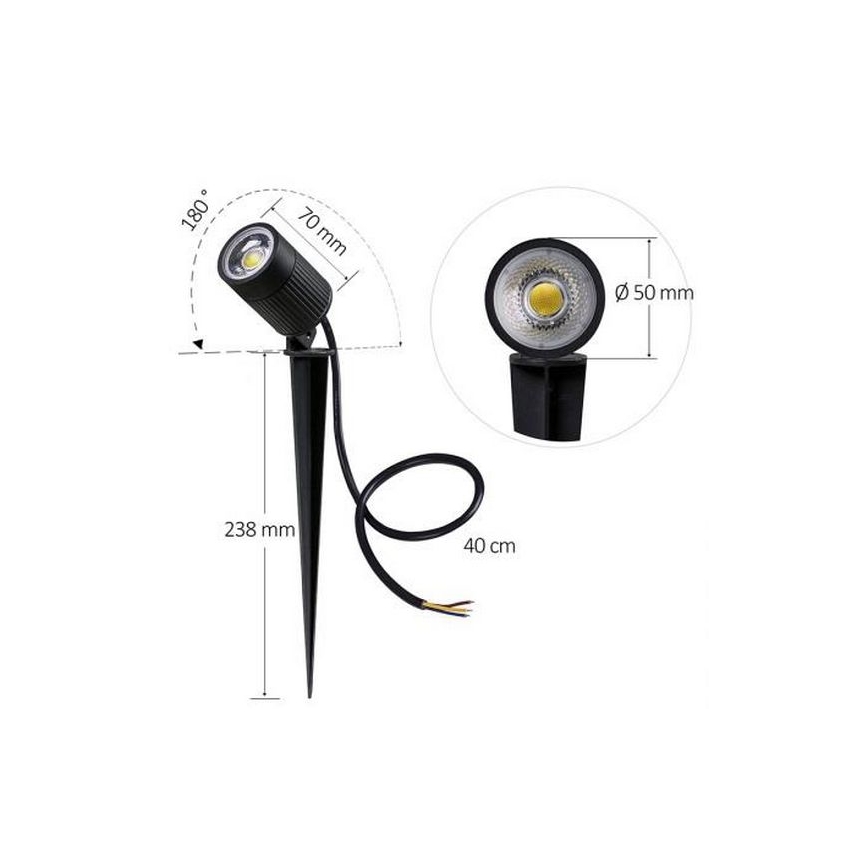 LED-ulkovalo LED/7W/85-264V IP67