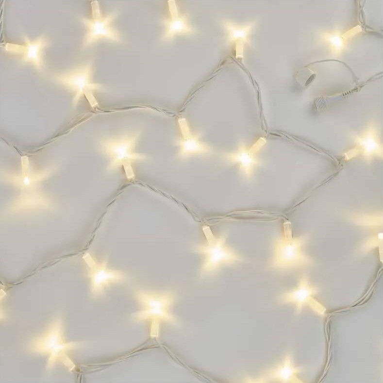 LED-ulkovaloketju 100xLED/10m IP44 lämmin valkoinen