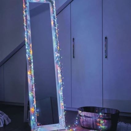 LED-ulkovaloketju 150 LED/27,35 m IP44 monivärinen