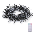 LED-ulkovaloketju 576xLED/8 toimintoa 8 m IP44 kylmänvalkoinen + kauko-ohjain