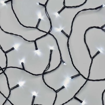 LED-ulkovaloköynnös 50xLED/5m IP44 kylmänvalkoinen