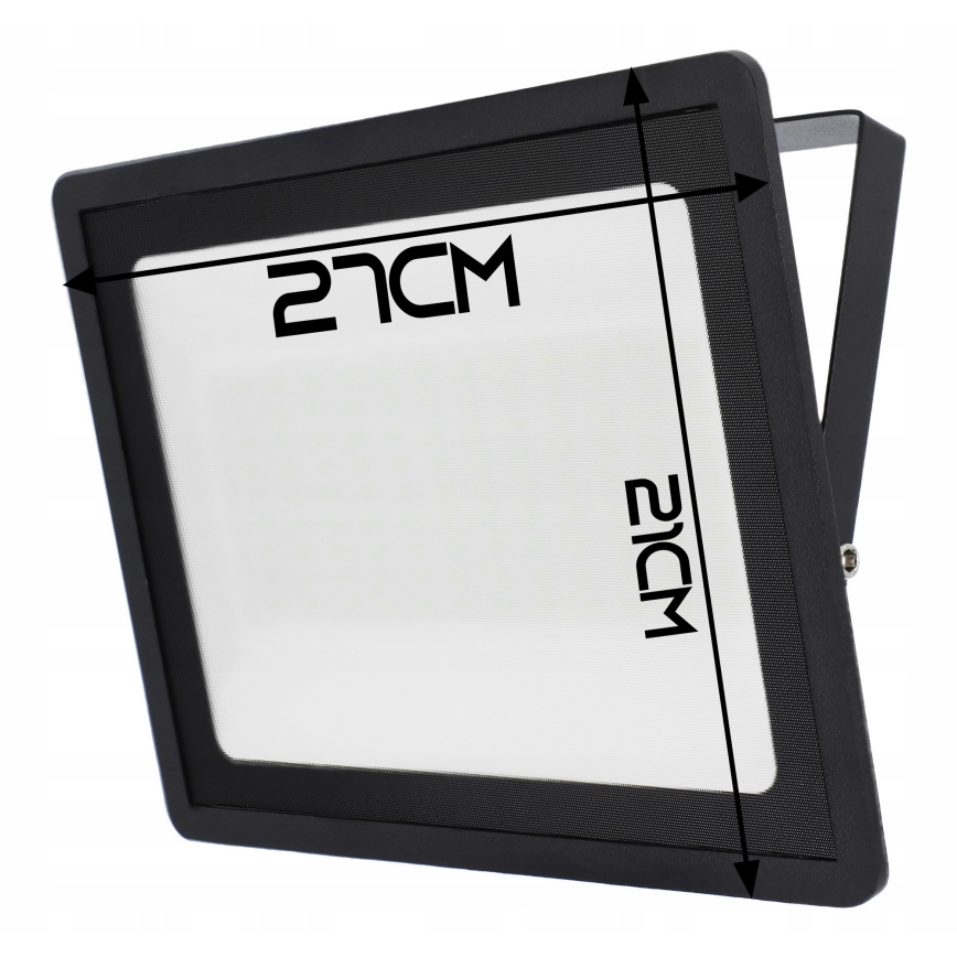 LED-ulkovalonheitin 100 W / 230 V, 4500 K, IP65, musta