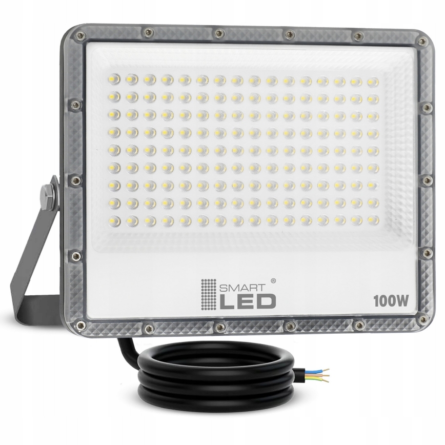 LED-ulkovalonheitin LED/100W/230V 4500K IP65 harmaa