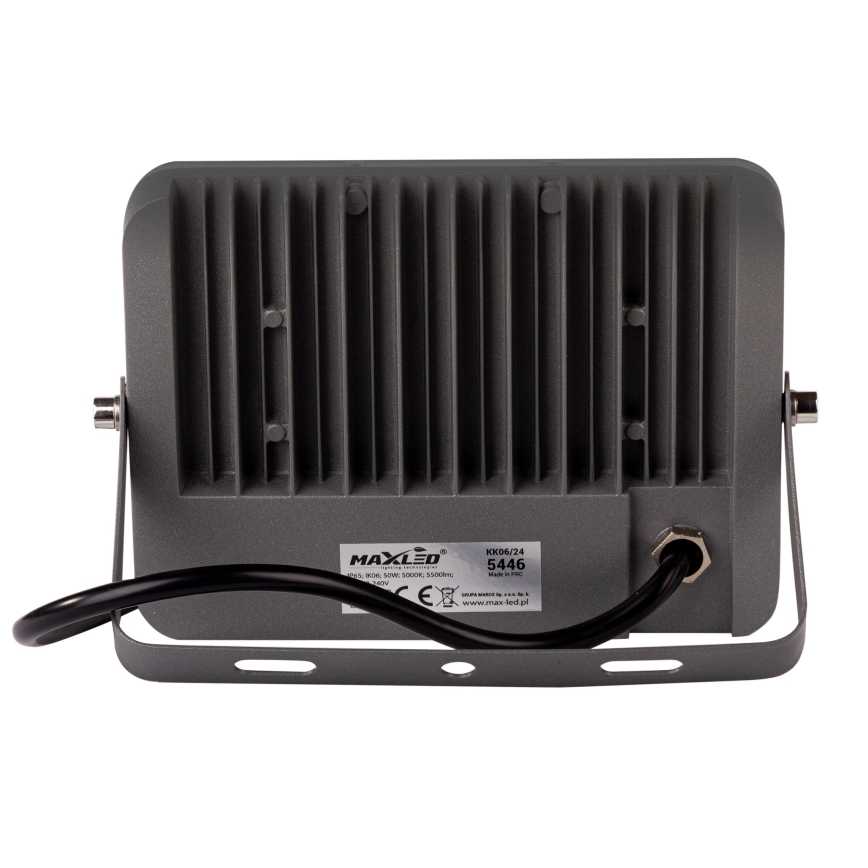 LED-ulkovalonheitin LED/100W/230V 5000K IP65 harmaa