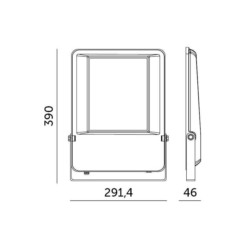LED-ulkovalonheitin LED/150W/230V 4000K 19500 lm IP65 IK06