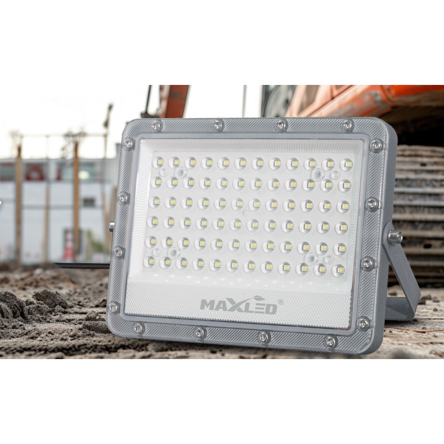 LED-ulkovalonheitin LED/150W/230V 5000K IP65 harmaa