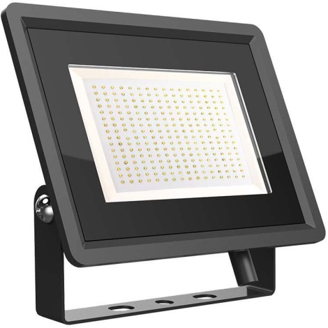 LED-ulkovalonheitin LED/200W/230V 6500K IP65 musta