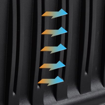 LED-ulkovalonheitin LED/20W/230V 4000K IP65 musta