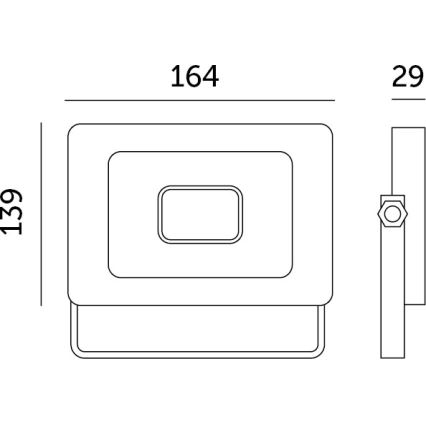 LED-ulkovalonheitin LED/30W/230V IP65 6500K