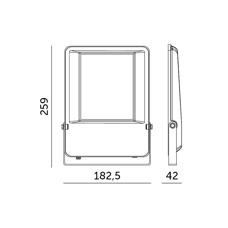 LED-ulkovalonheitin LED/50W/230V 4000K 6500 lm IP65 IK06