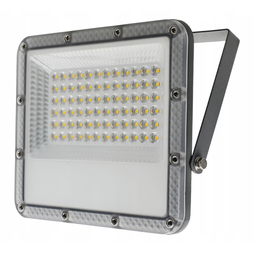 LED-ulkovalonheitin LED/50W/230V 4500K IP65 harmaa