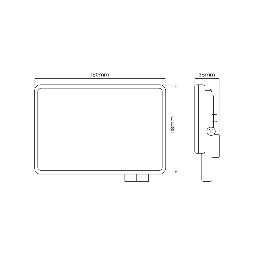 LED-ulkovalonheitin LED/50W/230V 5000K IP65