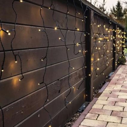 LED-ulkovalosarja 100xLED/2,5x0,9m IP44 lämmin valkoinen