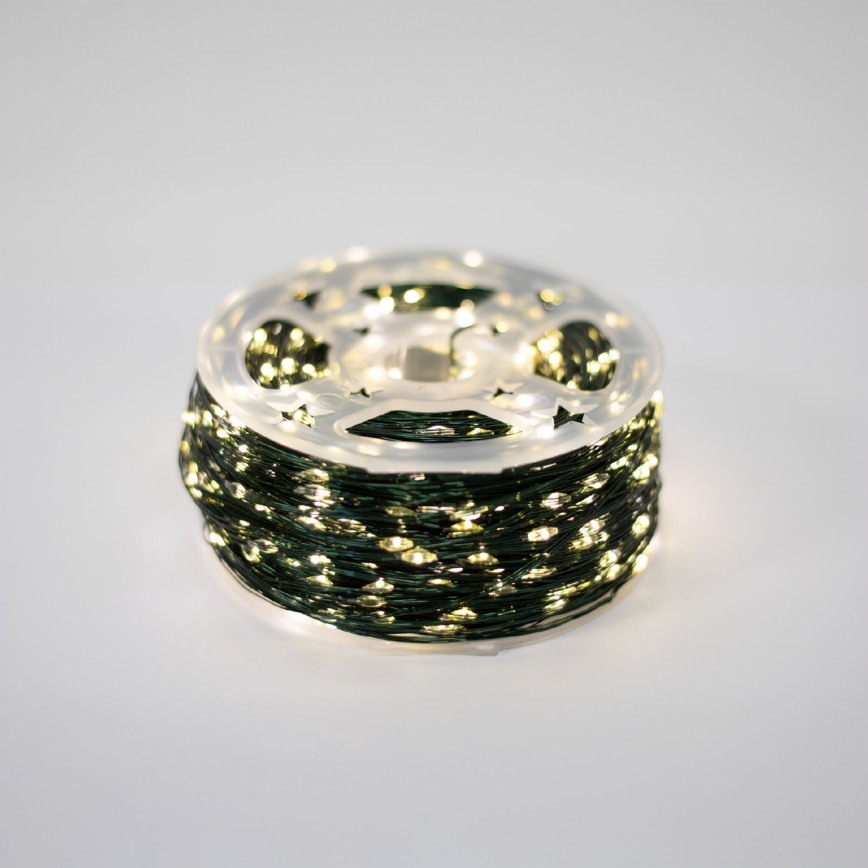 LED-ulkojouluvaloketju 1500xLED/230V 8 toimintoa 153 m IP44 lämpimän valkoinen + kauko-ohjain