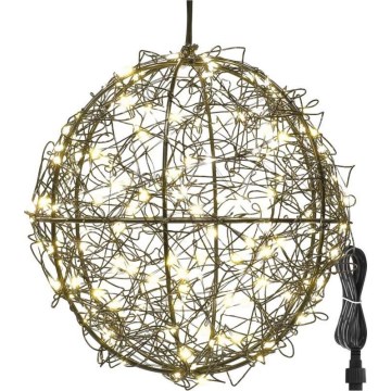 LED-ulkovalosarja 200 LED, 5 m, IP44, lämmin valkoinen