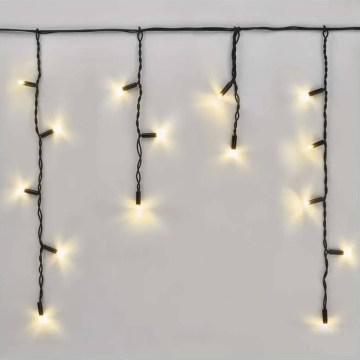 LED ulkovalosarja 50xLED/3x0,4m IP44 lämmin valkoinen