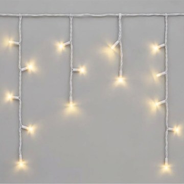 LED-ulkovalosarja 50xLED/3x0,4m IP44 lämmin valkoinen