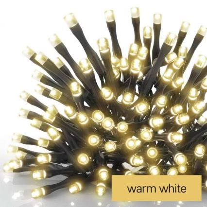 LED-ulkovalosarja 50xLED/5m IP44 lämmin valkoinen
