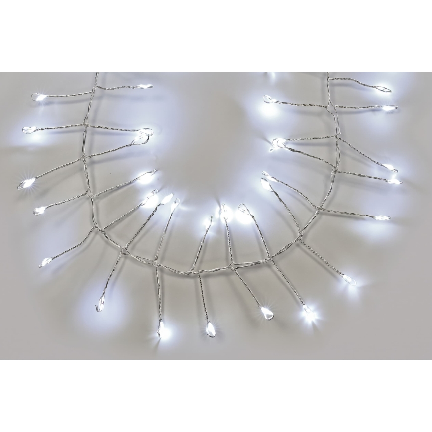 LED-ulkovalosarja 960xLED/8 toimintoa 9,6m IP44 kylmänvalkoinen