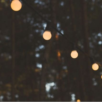 LED Ulkoketju STRING 10m 20xLED/0,5W/24/230V 3000K IP44