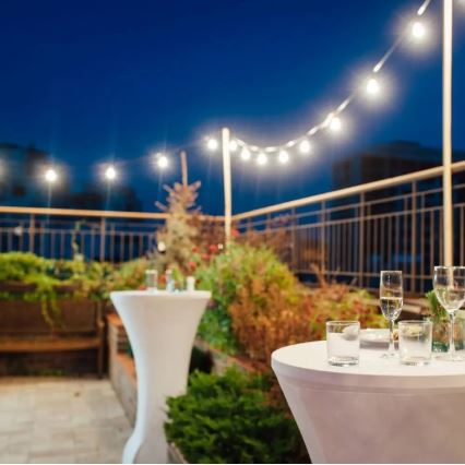 LED Ulkoketju STRING 5m 10xLED/0,5W/230V IP44 3000K