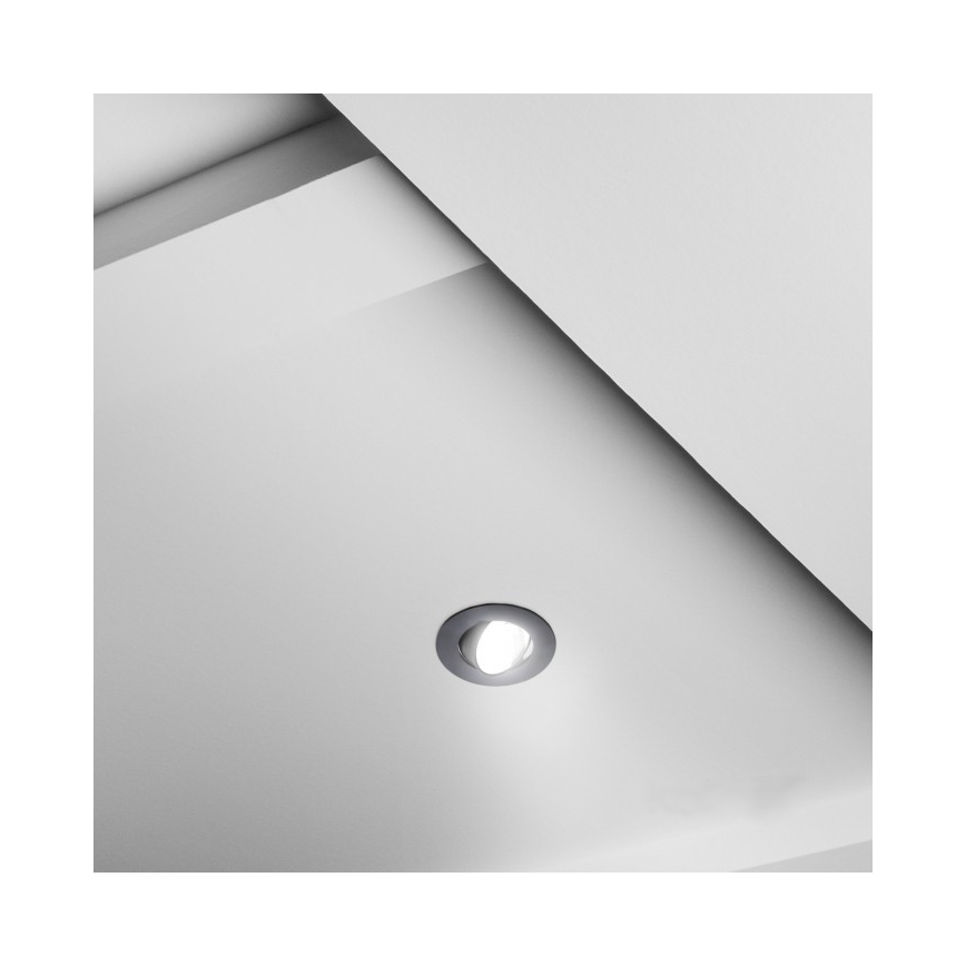 LED-upotettava alasvalo BRINO LED/3/5/7W/230V 3000/4000/6500K musta