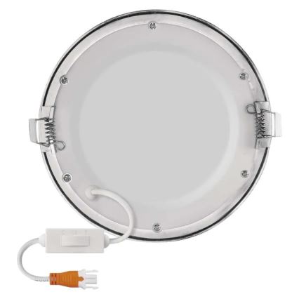 LED-upotettava alasvalo NEXXO LED/12,5W/230V 3000/3500/4000K hopeanvärinen halkaisija 17 cm