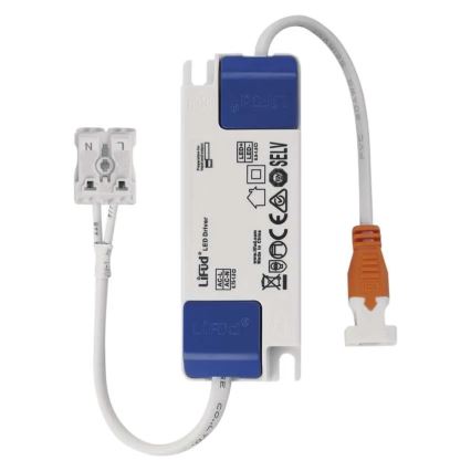 LED-upotettava alasvalo NEXXO LED/12,5W/230V 3000/3500/4000K hopeanvärinen halkaisija 17 cm